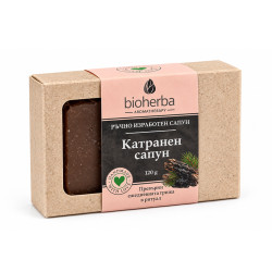 Катранен сапун - ръчно изработен, Биохерба, 120 гр.