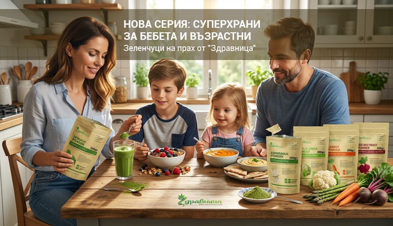 Зеленчуци на прах от Здравница