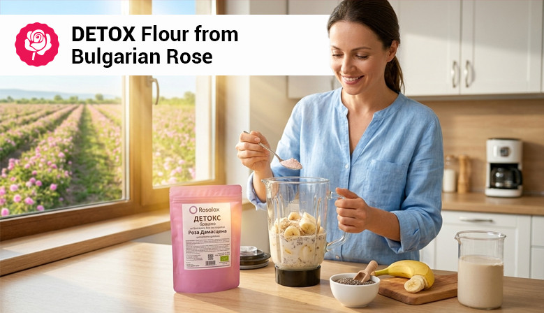 DETOX Flour from Bulgarian Rose - Rosalax